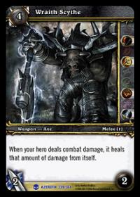 warcraft tcg heroes of azeroth wraith scythe