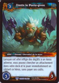 warcraft tcg throne of the tides french zintix the frostbringer french