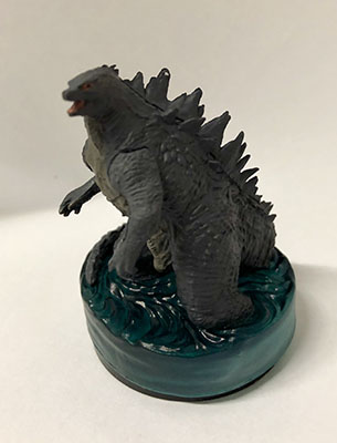 Godzilla in water
