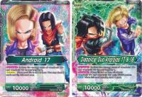 dragonball super card game bt2 union force android 17 diabolical duo androids 17 18 bt2 070 uc