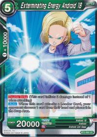 dragonball super card game bt2 union force exterminating energy android 18 bt2 090 uc