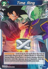 dragonball super card game bt2 union force time ring bt2 065 c