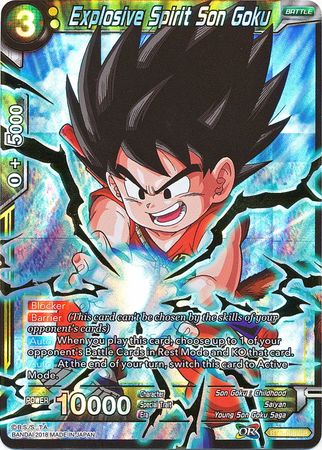 Explosive Spirit Son Goku BT3-088