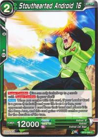dragonball super card game bt3 cross worlds stouthearted android 16 bt3 068 foil