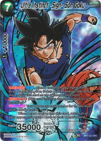 Ultra Instinct -Sign- Son Goku BT3-033 (SPR)