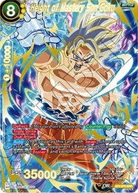 Height of Mastery Son Goku BT4-075 SPR