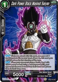 Dark Power Black Masked Saiyan BT5-112