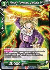 dragonball super card game bt5 miraculous revival deadly defender android 18 bt5 065