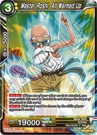 dragonball super card game bt5 miraculous revival master roshi all warmed up bt5 087 foil