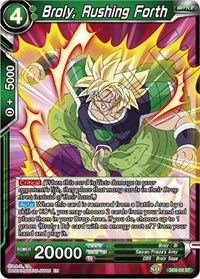 Broly, Rushing Forth  SD8-03 (ST)