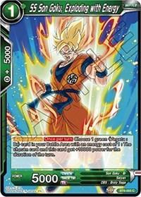 dragonball super card game bt6 destroyer kings ss son goku exploding with energy bt6 055