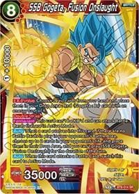 dragonball super card game bt6 destroyer kings ssb gogeta fusion onslaught bt6 014 sr