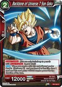 Backbone of Universe 7 Son Goku TB1-003 (FOIL)