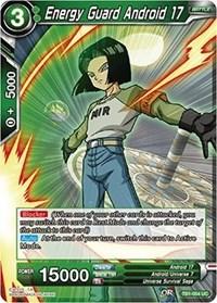 dragonball super card game tb1 tournament of power energy guard android 17 tb1 054 foil