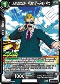 dragonball super card game tb2 world martial arts tournament announcer play by play pro tb2 067 foil