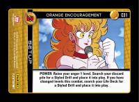 dragonball z awakening orange encouragement foil