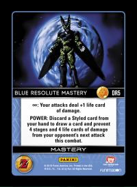 dragonball z awakening blue resolute mastery