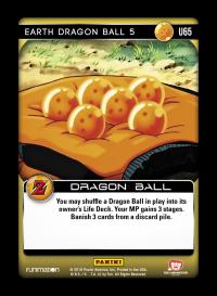 dragonball z awakening earth dragon ball 5 foil