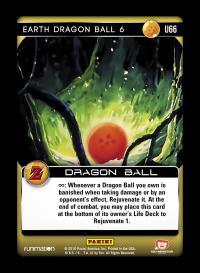 dragonball z awakening earth dragon ball 6 foil