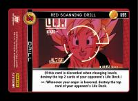 dragonball z awakening red scanning drill foil