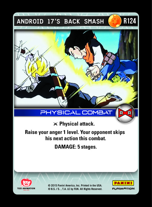 Android 17's Back Smash