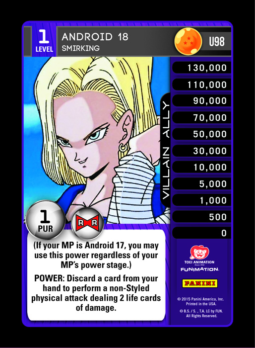 Android 18, Smirking (FOIL)