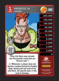 dragonball z perfection android 16 awoken foil