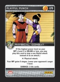 dragonball z perfection playful punch foil