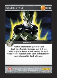 dragonball z perfection cell s style foil