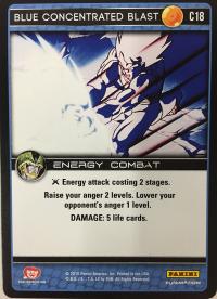 dragonball z perfection blue concentrated blast foil