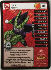 dragonball z perfection cell perfect dr3 regular foil