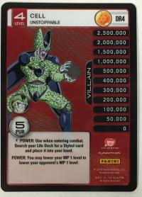 dragonball z perfection cell unstoppable dr4 hi tech foil