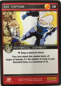 dragonball z perfection red capture foil