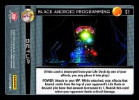 dragonball z vengeance black android programming foil