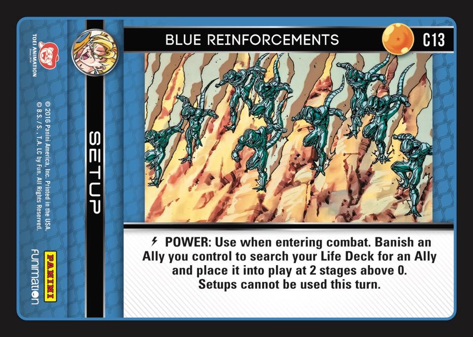 Blue Reinforcements (FOIL)