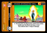 dragonball z vengeance orange intimidating drill foil