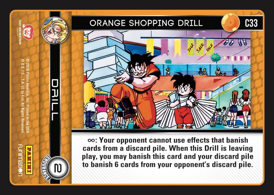 Orange Shopping Drill