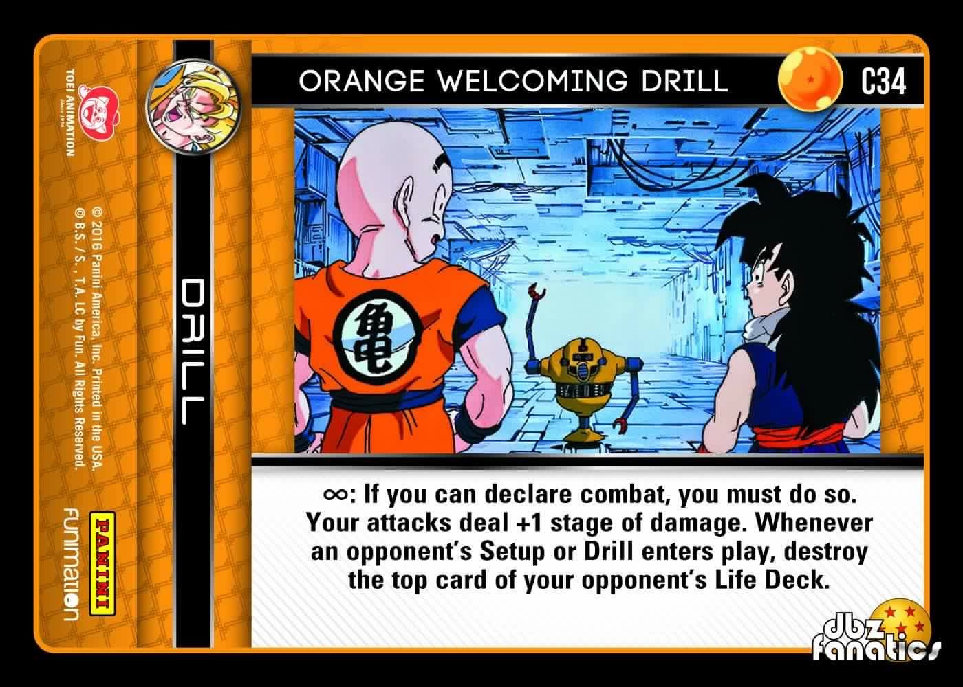 Orange Welcoming Drill (FOIL)
