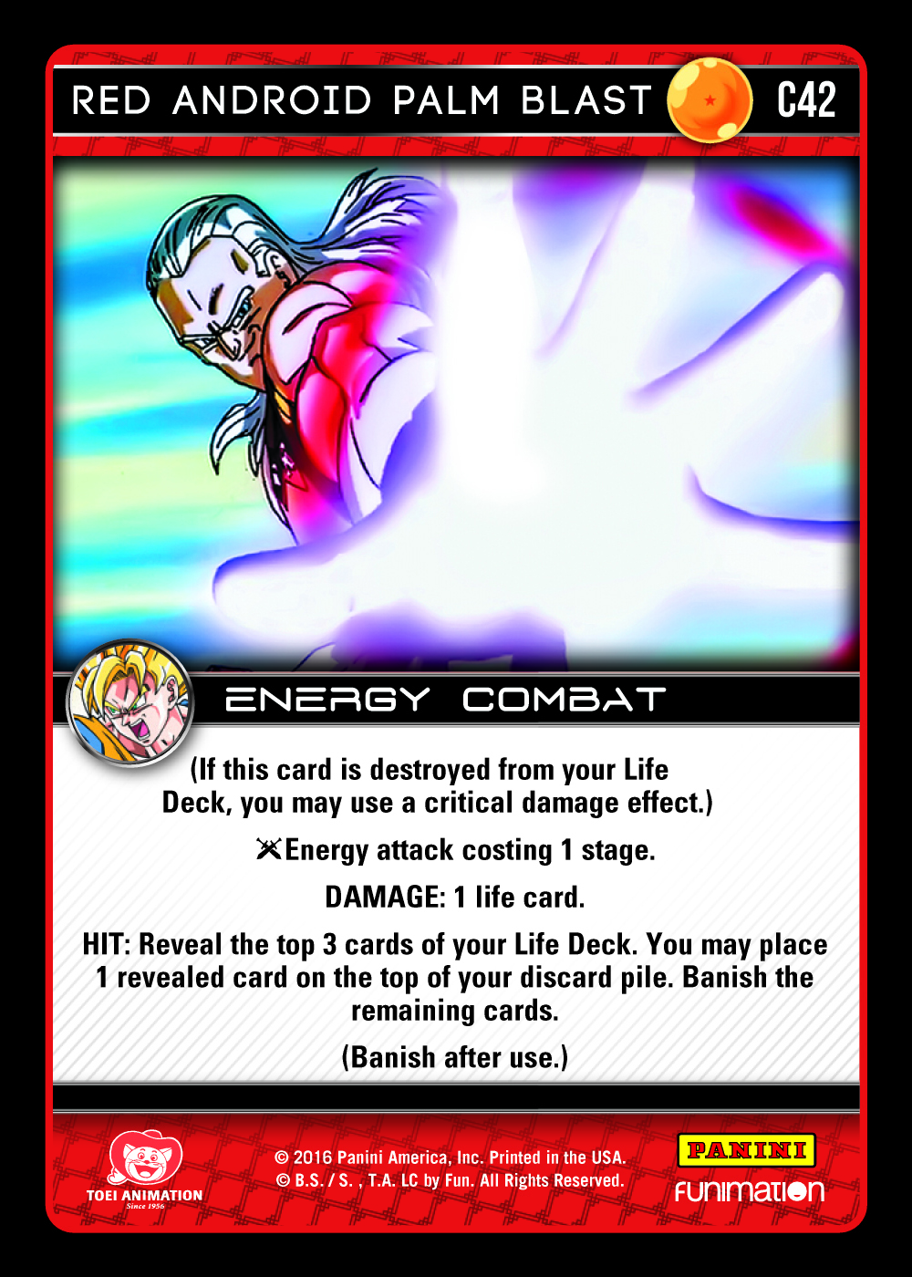 Red Android Palm Blast (FOIL)