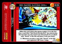 dragonball z vengeance red sword slicing drill foil