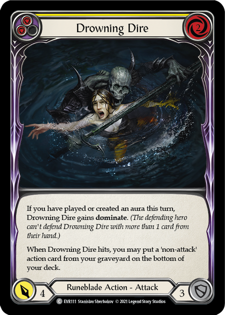 Drowning Dire (Yellow) - 1st edition EVR