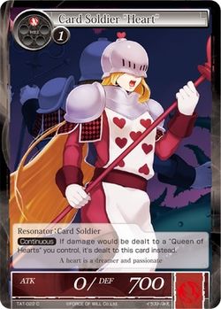 Card Soldier Heart