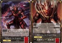force of will the castle of heaven and the two towers falltgold the dragoon bahamut the dragon king