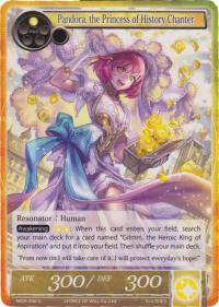 force of will the milennia of ages pandora the princess of history chanter foil