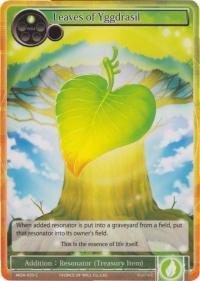 force of will the milennia of ages leaves of yggdrasil foil
