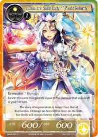 force of will the milennia of ages lumia the saint lady of world rebirth foil