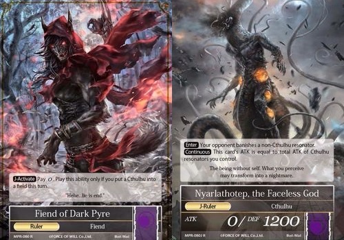 Fiend of Dark Pyre // Nyarlathotep, the Faceless God