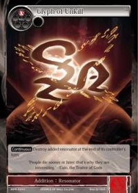 force of will the moon priestess returns glyph of unkill