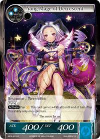 force of will the moon priestess returns yang mage of decrescent