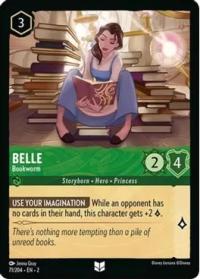 lorcana rise of the floodborn belle bookworm